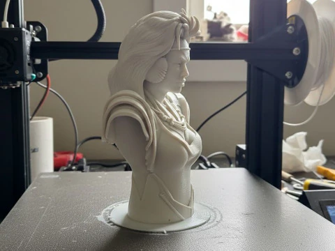 Tina Turner as Aunty Entity Printable 3D Print Model