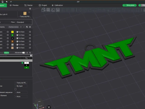 TMNT Keychains All Logo Badges 1984 2023 Printable v2 3D Print Model
