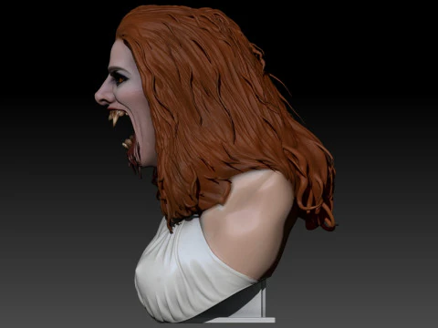 Fright Night 1985 Amy Peterson Vampire Bust 3D Printable 3D Print Model