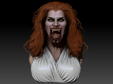 Fright Night 1985 Amy Peterson Vampire Bust 3D Printable 3D Print Model