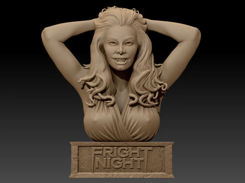 Fright Night 1985 Amy Peterson Vampire Bust 3D Printable 3D Print Model