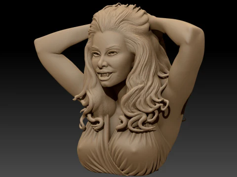 Fright Night 1985 Amy Peterson Vampire Bust 3D Printable 3D Print Model