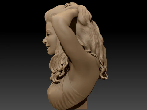 Fright Night 1985 Amy Peterson Vampire Bust 3D Printable 3D Print Model