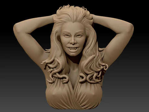 Fright Night 1985 Amy Peterson Vampire Bust 3D Printable 3D Print Model