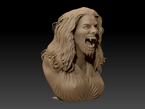 Fright Night 1985 Amy Peterson Vampire Bust 3D Printable 3D Print Model