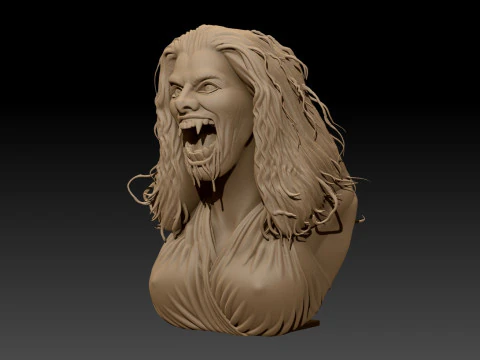 Fright Night 1985 Amy Peterson Vampire Bust 3D Printable 3D Print Model