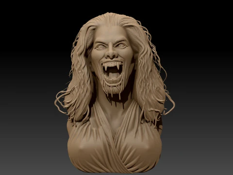 Fright Night 1985 Amy Peterson Vampire Bust 3D Printable 3D Print Model