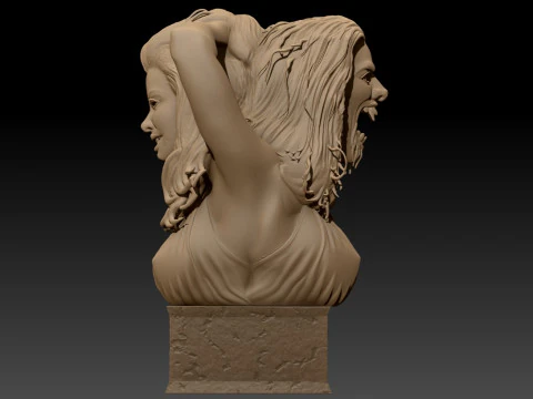 Fright Night 1985 Amy Peterson Vampire Bust 3D Printable 3D Print Model