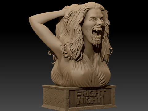 Fright Night 1985 Amy Peterson Vampire Bust 3D Printable 3D Print Model