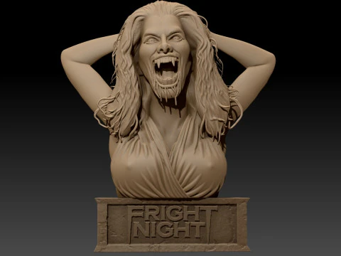 Fright Night 1985 Amy Peterson Vampire Bust 3D Printable 3D Print Model
