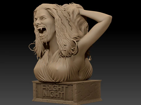 Fright Night 1985 Amy Peterson Vampire Bust 3D Printable 3D Print Model