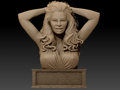 Fright Night 1985 Amy Peterson Vampire Bust 3D Printable 3D Print Model