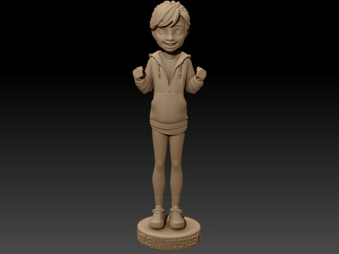 Inside Out'tan Riley 1 ve 2 yazdırılabilir fig&uuml;rler 3D Baskı Modeli