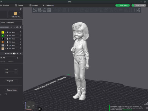 Inside Out'tan Riley 1 ve 2 yazdırılabilir fig&uuml;rler 3D Baskı Modeli