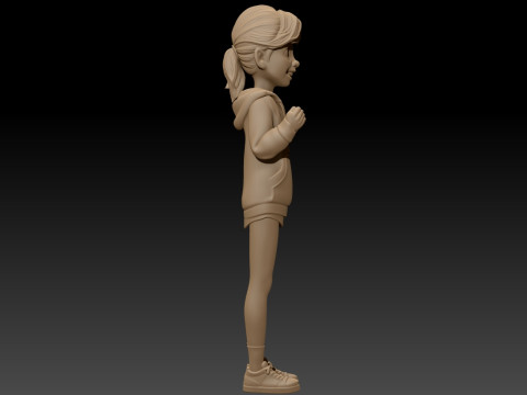 Inside Out'tan Riley 1 ve 2 yazdırılabilir fig&uuml;rler 3D Baskı Modeli