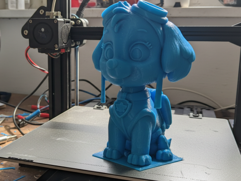 Paw Patrol Skye Printable 3D Print Model