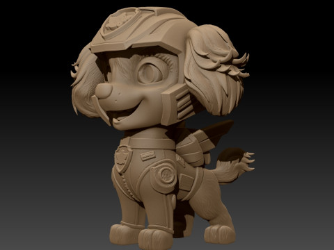 Paw Patrol Skye Printable 3D Print Model
