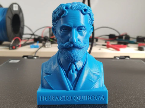 HORACIO QUIROGA bust 3D Printable Model 3D Print Model