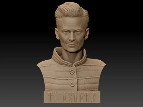 TILDA SWINTON 3D Printable Model 3D Print Model