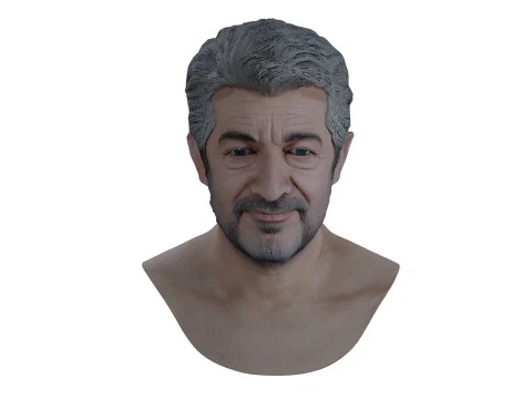 RICARDO DARIN Real Time Renderable Bust 3D Model