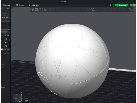 Al Rihla Qatar 2022 Football Ball 3D Printable Renderable Model 3D Print Model