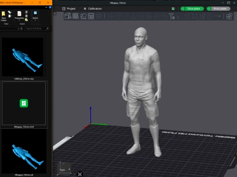 Kylian Mbapp 3D Printable Figure Bust 3D Print Model