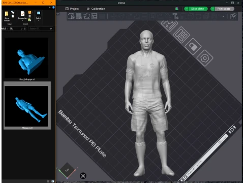 Kylian Mbapp 3D Printable Figure Bust 3D Print Model