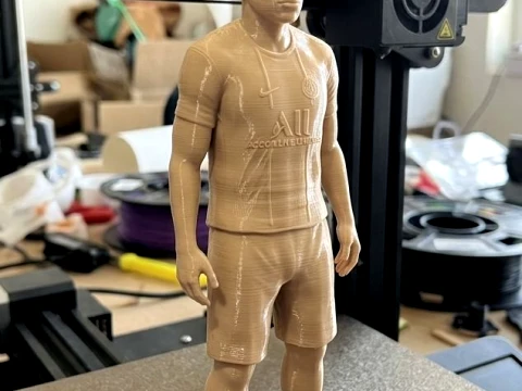 Kylian Mbapp 3D Printable Figure Bust 3D Print Model