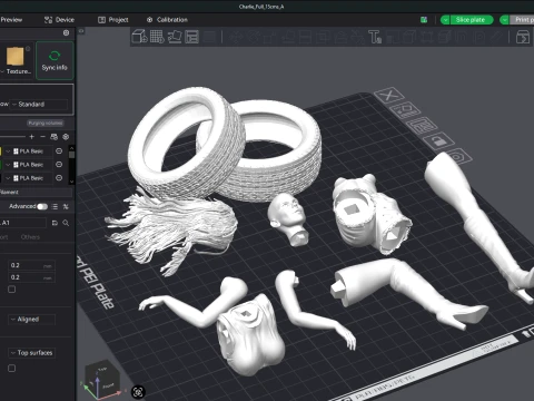 Lady Car 3D Printable Figure 3D Print Model