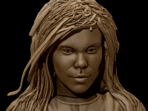 Lady Car 3D Printable Figure 3D Print Model