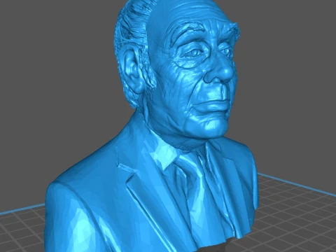 Jorge Luis Borges - Printable 3D print model 3D Print Model