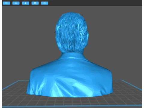 Jorge Luis Borges - Printable 3D print model 3D Print Model