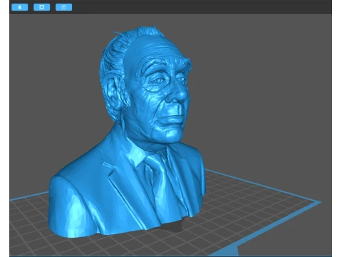 Jorge Luis Borges - Printable 3D print model 3D Print Model