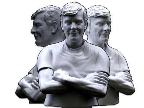 Mario Pergolini printable bust 3D Print Model