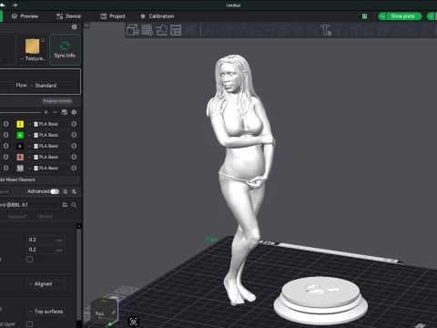 Pregnancy printable figure 3D Print Model