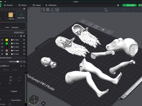 Pregnancy printable figure 3D Print Model