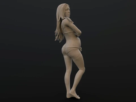 Pregnancy printable figure 3D Print Model
