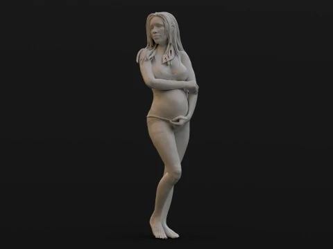 Pregnancy printable figure 3D Print Model