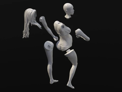 Pregnancy printable figure 3D Print Model