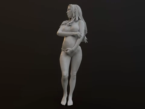 Pregnancy printable figure 3D Print Model