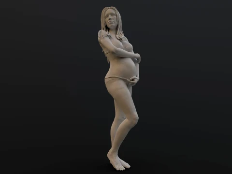 Pregnancy printable figure 3D Print Model