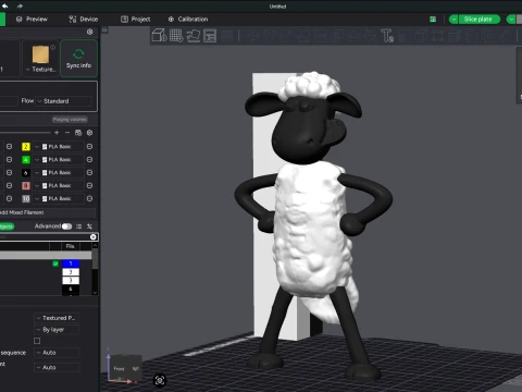 Shaun the Sheep 3D Printable Figure 3D Print Model