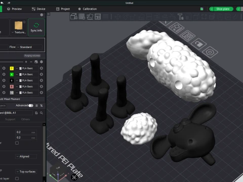 Shaun the Sheep 3D Printable Figure 3D Print Model