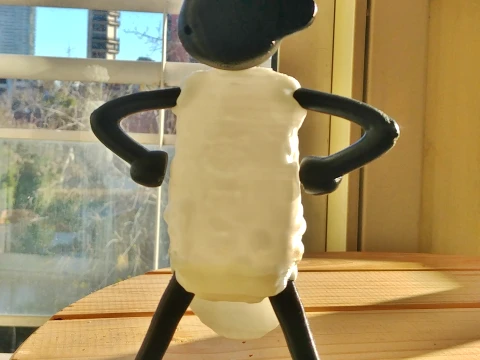 Shaun the Sheep 3D Printable Figure 3D Print Model