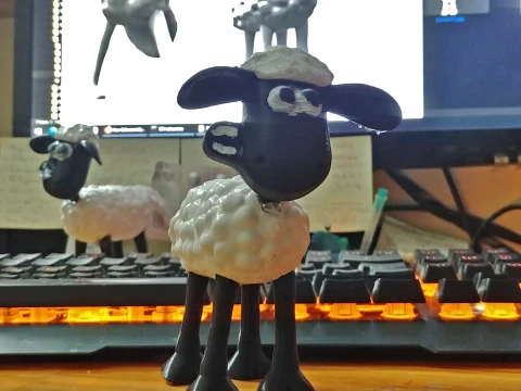 Shaun the Sheep 3D Printable Figure 3D Print Model