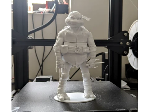 TMNT Raphael Mutant Mayhem Color 3D Printable Figure 3D Print Model