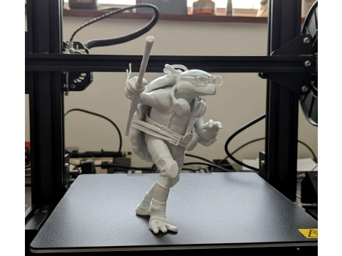 TMNT Donatello Mutant Mayhem Figura stampabile in 3D a colori Modello di stampa 3D