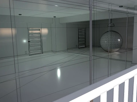 GANTZ Room Real-Time Renderable 3D Model