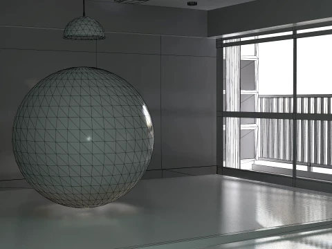 GANTZ Room Real-Time Renderable 3D Model