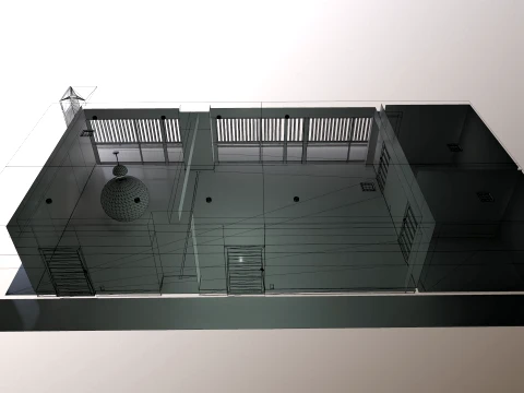 GANTZ Room Real-Time Renderable 3D Model